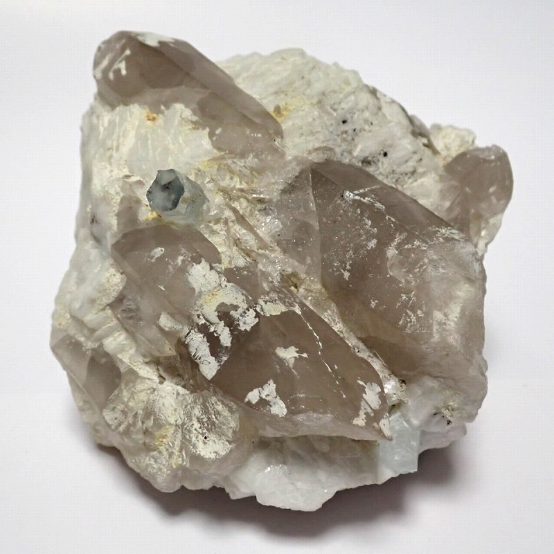 母岩付き アクアマリン 原石 水晶 パキスタン産【498-0303